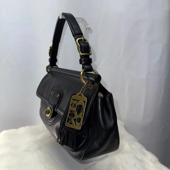Coach City Willis 70th Anniversary Crossbody Bag Satchel Black Legacy 22062 - Picture 5 of 16